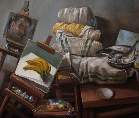 Pavel Feinstein: *N 2426*, 2019, Öl/Leinwand, 110 x 130 cm