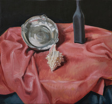 Pavel Feinstein: *N 3016*, 2024, Öl/Leinwand, 75 x 80 cm
