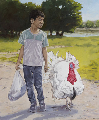 Hartmut Kiewert: *Companion VIII*, 2018, Öl/Leinwand, 60 x 50 cm