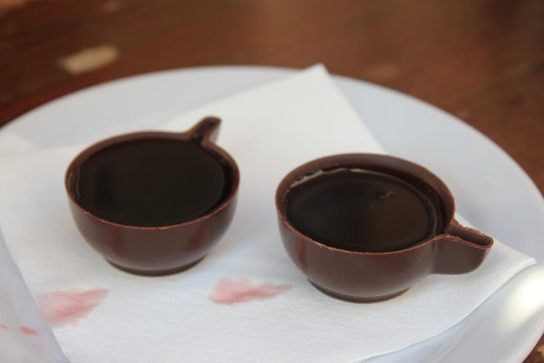 Ginja de Obidos mit Schokoladentässchen