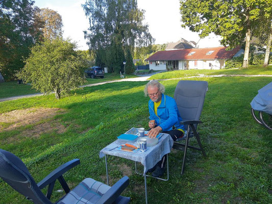 Am Morgen ist es noch freundlich 
