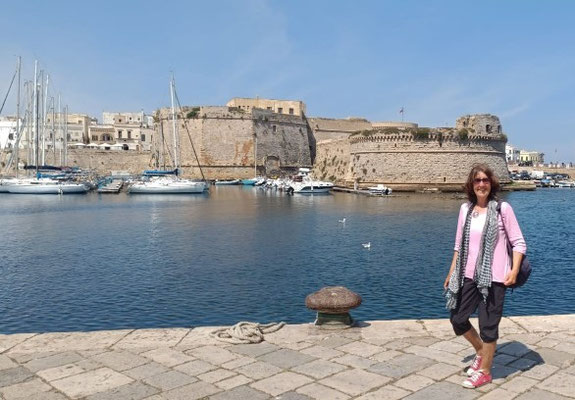Ein erster Blick auf die Altstadt von Gallipoli 