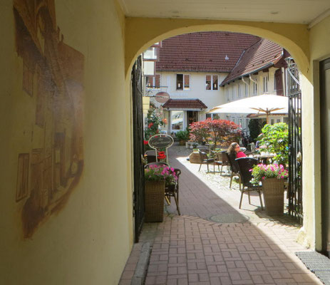 Hinterhof in der Roten Straße