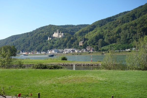 Hier mündet die Lahn in den Rhein 