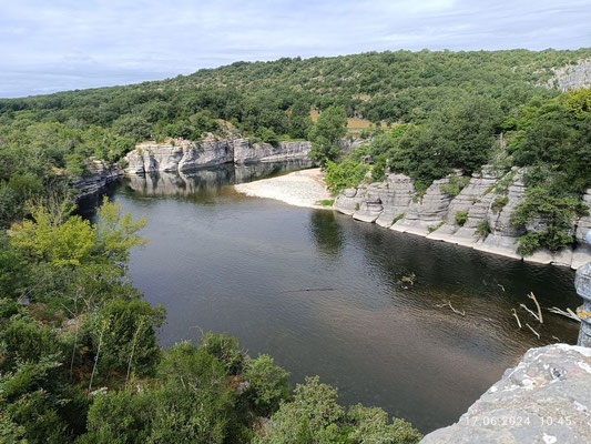 Schlucht bei Ruoms