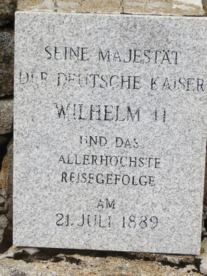 Auch der Kaiser war schon hier !!!