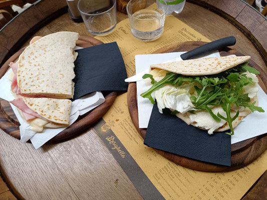 Piadina gibt es in vielen Varianten