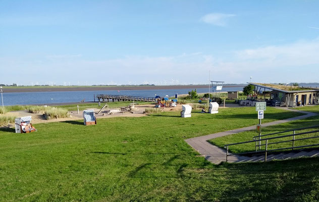 Am Badestrand von Tönning