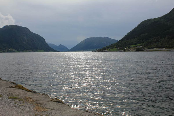 Abendblick vom Stellplatz