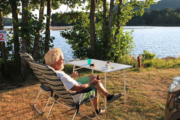 Auf dem Campingplatz