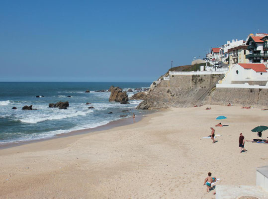Sao Pedro de Moel - Stadtstrand bei Flut