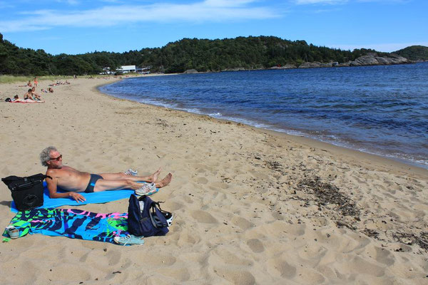 Strand Sjosanden in Mandal