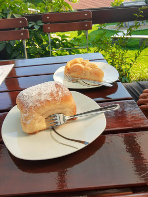 Apfelkuchen und Zwetschgen-Rohrnudel