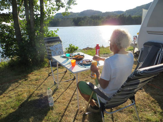 Auf dem Campingplatz