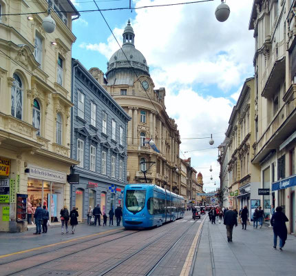 Auf der Ilica - Haupteinkaufsstraße und lebendige Promenade