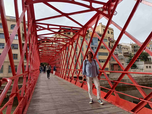 rote Brücke gebaut von Gustave Eiffel