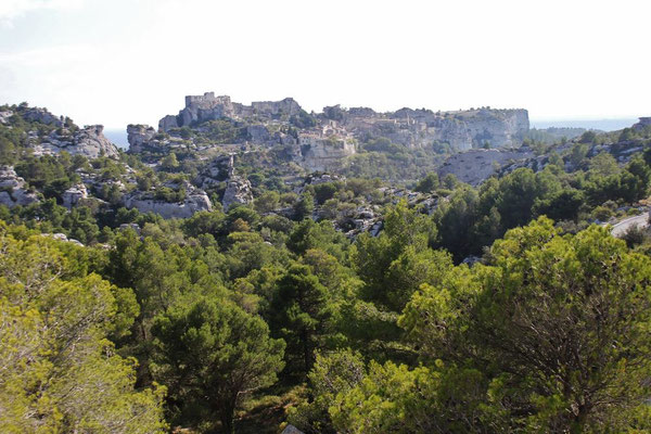Toller Blick auf die Festungsstadt Les-Baux-de-Provence