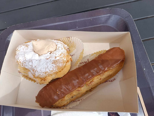 Der Schokokuchen ist dick mit Schokopudding gefüllt 😋