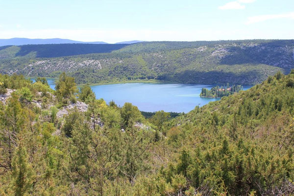 Blick auf die Insel Visovac