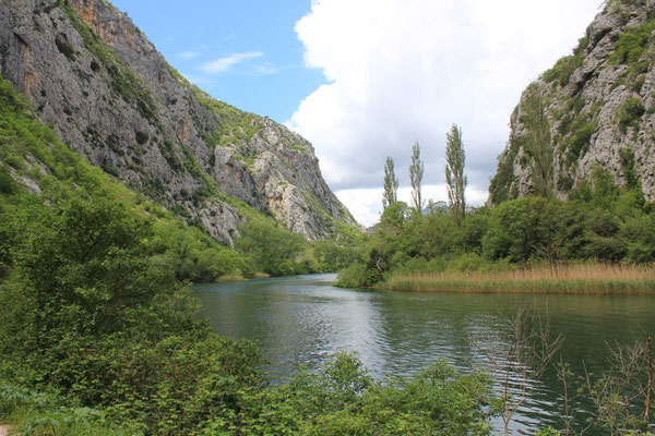 Mit dem Rad entlang der Cetina