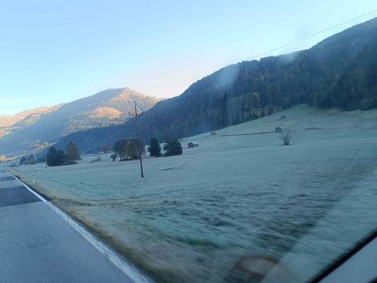 Rauhreif am Reschenpass 
