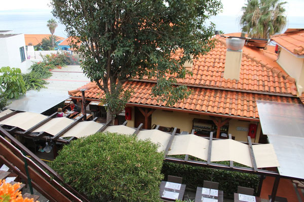 Unser Restaurant von der Straße aus gesehen