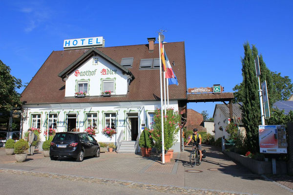 Einfahrt zum Campingplatz