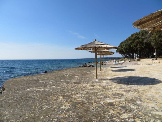 Strand am Campingplatz