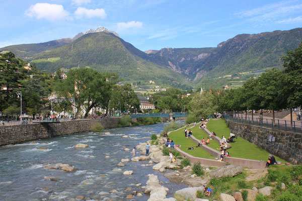 Meran am Spätnachmittag