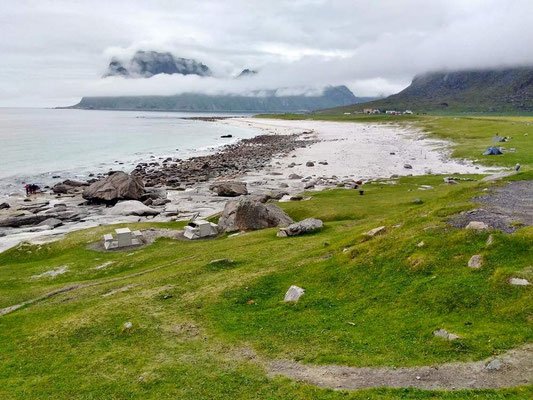 Sandstrand in Utakleiv