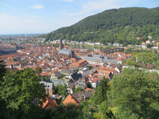 Blick vom Heidelberger Schloss