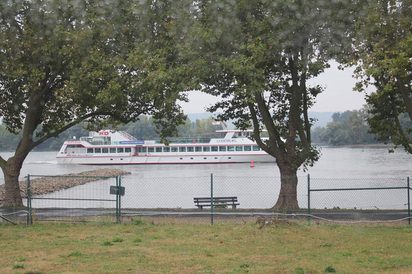 Blick aus unserem Wohnwagen