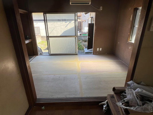 イクメンリフォームによる岐阜県多治見市の空き家の激安リフォーム中！