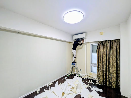 愛知県名古屋市の中古の分譲マンションの激安クロス張替え