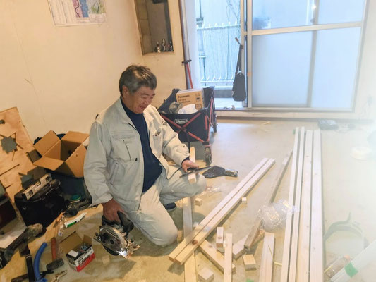 イクメンリフォームによる愛知県名古屋市の分譲マンションの激安リフォーム中！