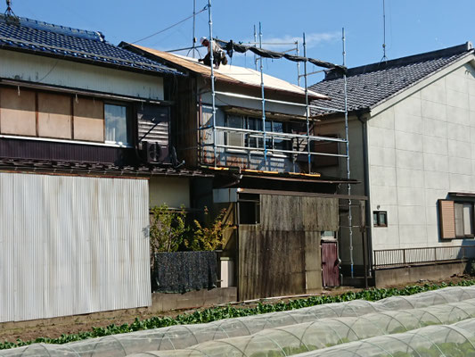 岐阜県岐阜市の住宅の屋根の吹き替え工事