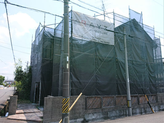 岐阜県大垣市の住宅の外壁屋根の激安塗装工事