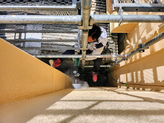 愛知県犬山市のビルの激安外壁塗装工事
