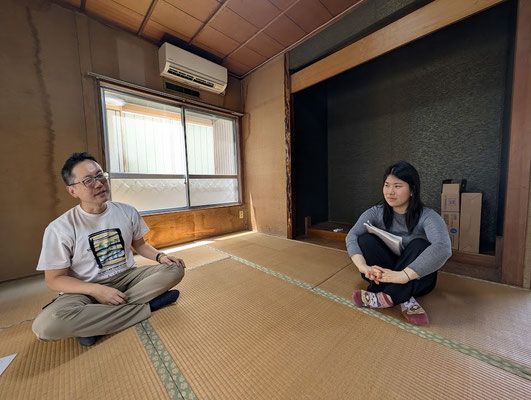岐阜県土岐市の空き家で大家さんとお話し