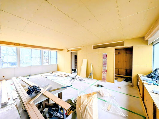 イクメンリフォームによる岐阜県岐阜市の鍼灸院の店舗改装工事中！