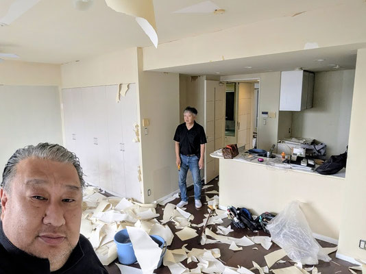愛知県名古屋市の中古の分譲マンションの激安クロス張替え