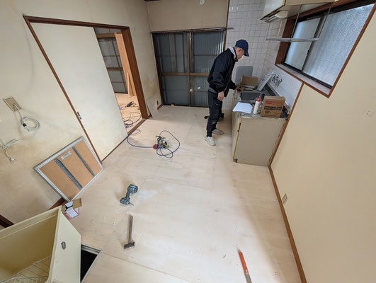 愛知県犬山市の空き家の激安リフォーム中！