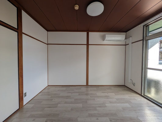 岐阜県岐阜市の賃貸マンションの激安和室を洋室化のリフォーム