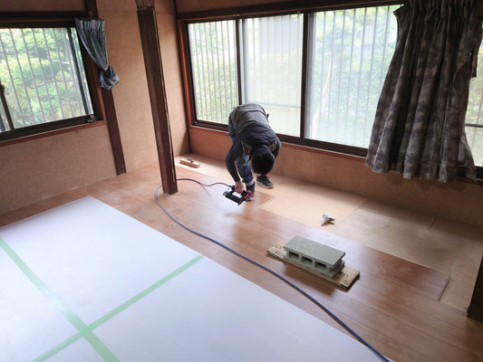 イクメンリフォームによる愛知県一宮市のお寺のリノベーション工事中！