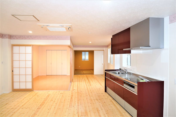 イクメンリフォームによる愛知県名古屋市の二世帯住宅の2Fのリノベーション工事