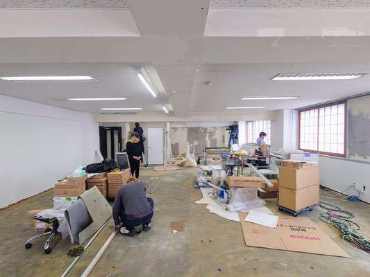 イクメンリフォームによる愛知県名古屋市の事務所の内装工事