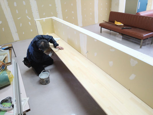 イクメンリフォーム施工による名古屋大学医学部の大幸キャンパスの厚生会館リフォーム中