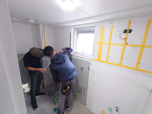イクメンリフォームによる愛知県名古屋市の事務所の激安トイレリフォーム