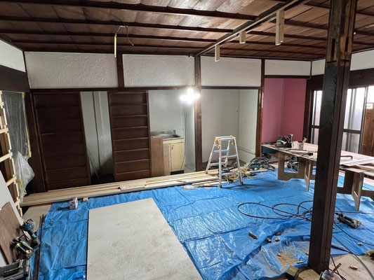 イクメンリフォームによる岐阜県多治見市の長屋の空き家の激安リフォーム