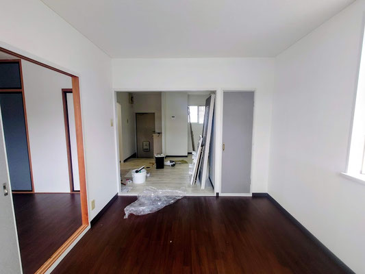 岐阜県岐阜市の賃貸アパートの激安リフォーム中